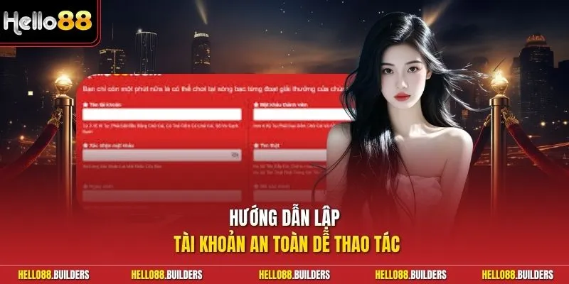 Hướng dẫn lập tài khoản an toàn dễ thao tác